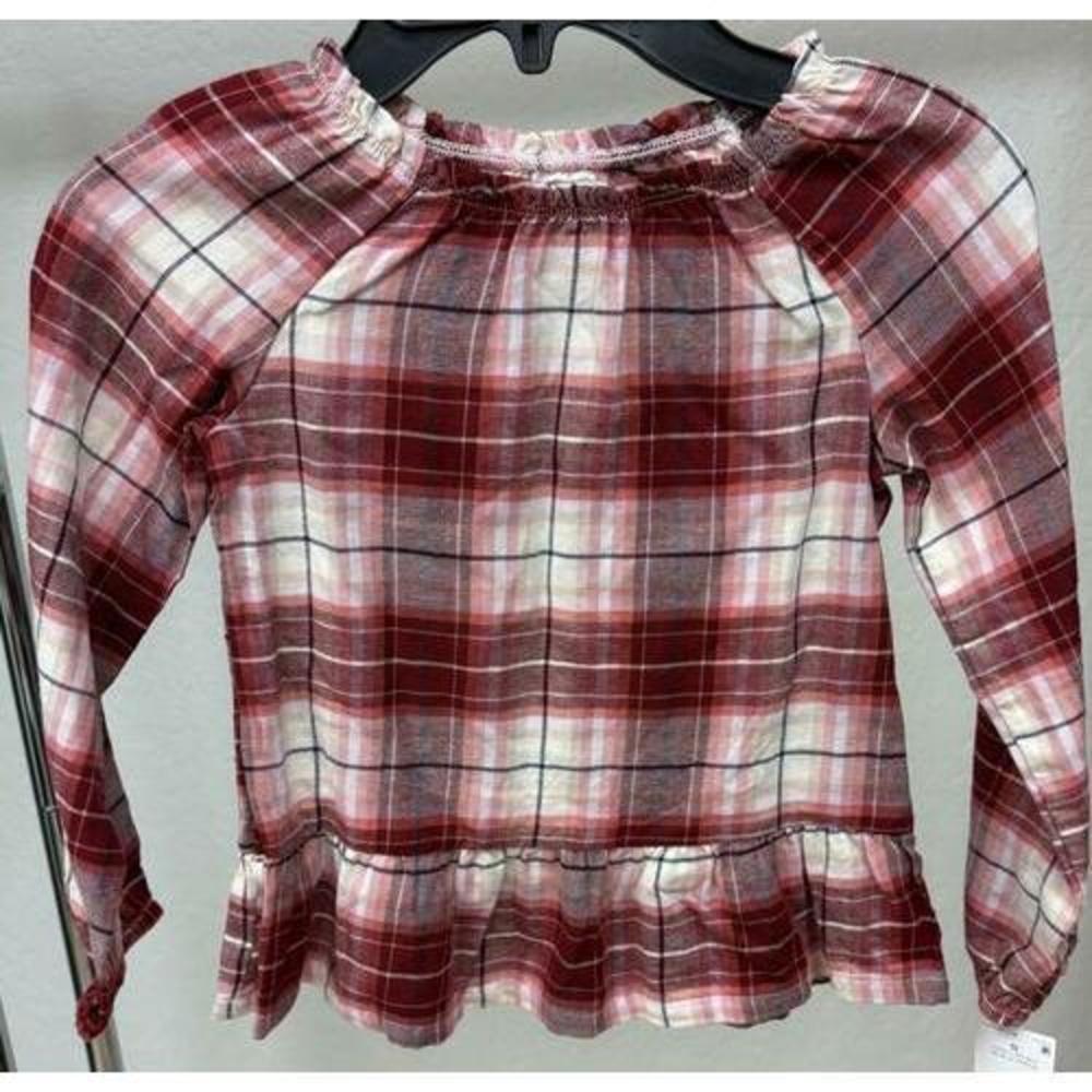Carter's Toddler Girls Plaid Flannel Top